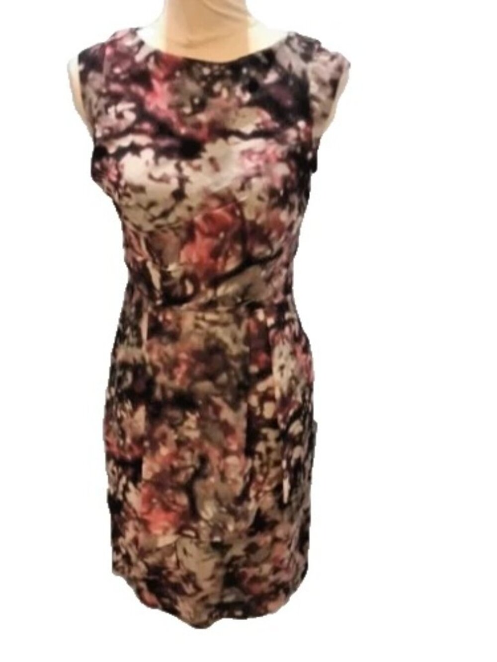 VINCE CAMUTO Chiffon Asymmetric Hemline Pleated flowy tiered Cocktail Dress $148
